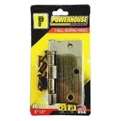 Powerhouse US5 2-Ball Bearing Hinges (Antique Brass) | Powerhouse by KHM Megatools Corp. Powerhouse US5 2-Ball Bearing Hinges (Antique Brass) | Powerhouse by KHM Megatools Corp.